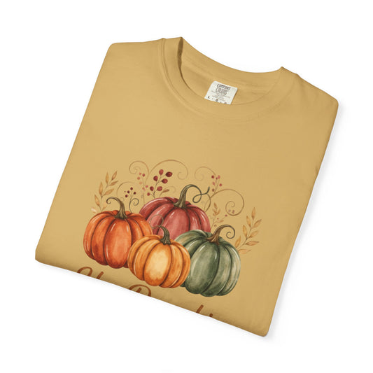 Autumn Pumpkin Unisex T-Shirt | Cozy Fall Apparel, Casual Tee, Thanksgiving Gift, Pumpkin Lover Shirt, Harvest Celebrations