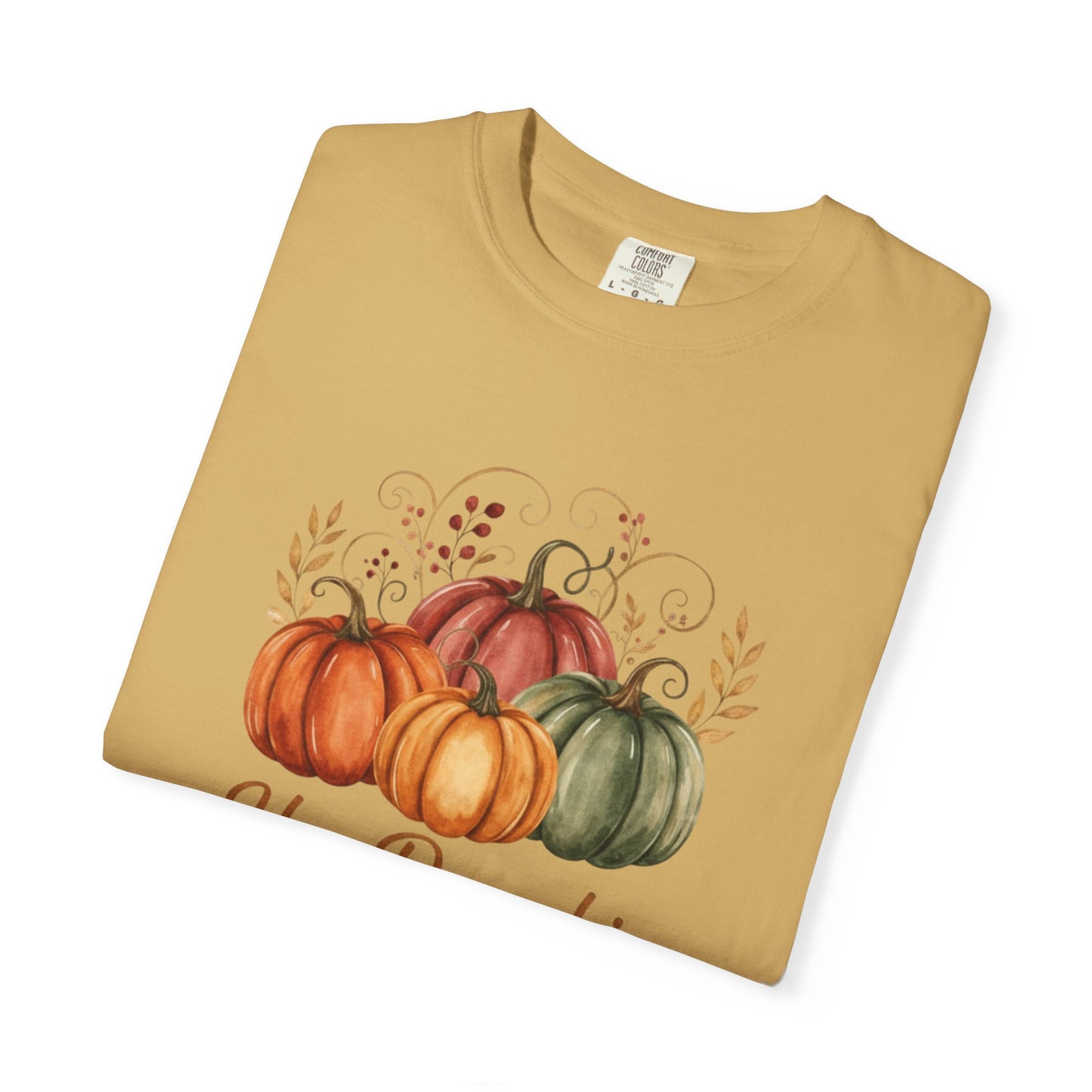 Autumn Pumpkin Unisex T-Shirt | Cozy Fall Apparel, Casual Tee, Thanksgiving Gift, Pumpkin Lover Shirt, Harvest Celebrations
