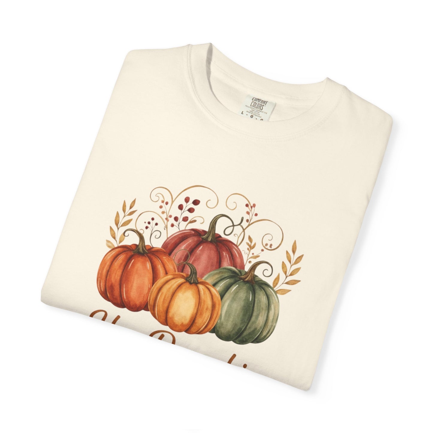 Autumn Pumpkin Unisex T-Shirt | Cozy Fall Apparel, Casual Tee, Thanksgiving Gift, Pumpkin Lover Shirt, Harvest Celebrations