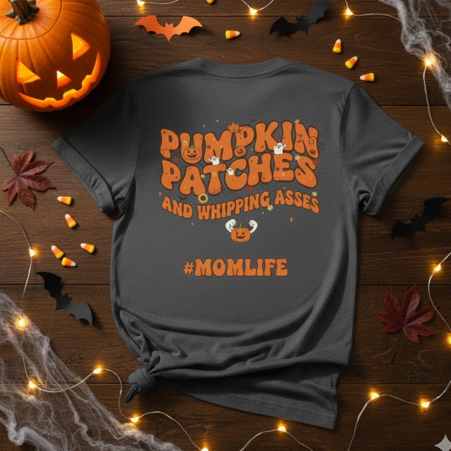 Fall Vibes, Pumpkin Patches, Mom Life Tee, Autumn Outfit, Halloween Shirt, Fun Graphic Tee