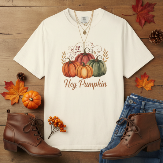 Autumn Pumpkin Unisex T-Shirt | Cozy Fall Apparel, Casual Tee, Thanksgiving Gift, Pumpkin Lover Shirt, Harvest Celebrations
